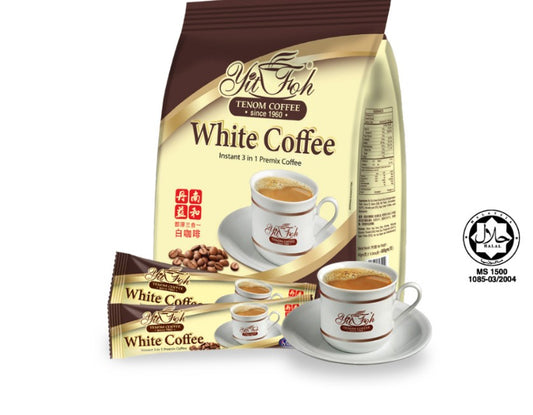 Tenom Yit Foh White Coffee 3-In-1 Premix Instant Coffee (15's x 40g x 1 Pack)