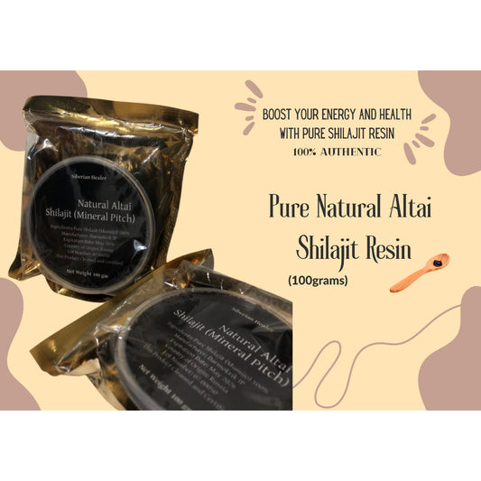 Pure Altai Shilajit Resin (100 grams)